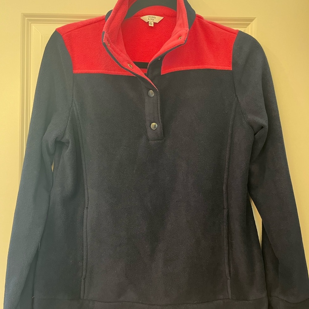 Pink and Navy Pullover